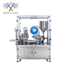 Bespacker XBG-900T automatic toothpaste plastic aluminum tube filling and sealing machine